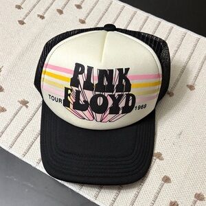 Pink Floyd Kids Trucker Hat - Black and White
